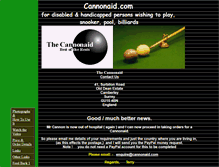 Tablet Screenshot of cannonaid.com